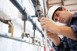 busted water pipe repair