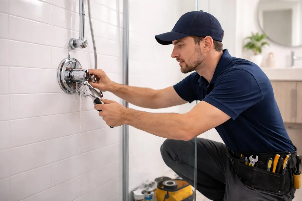 leaking shower repair
